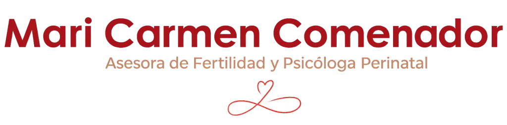 Logotipo de Mari Carmen Comendador, psicóloga especializada en sesiones de fertilidad natural y psicología perinatal